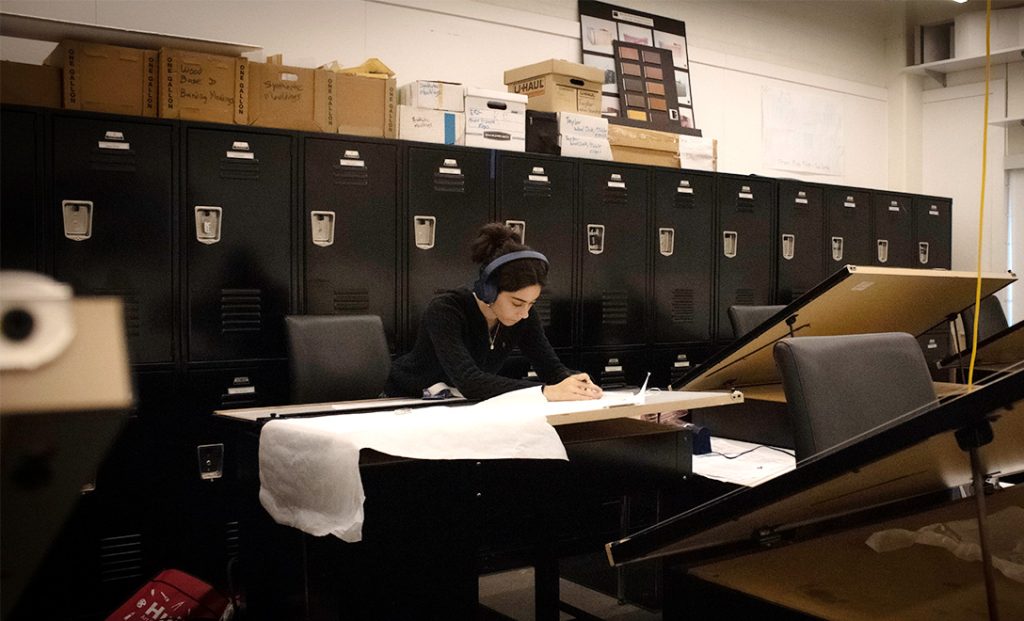 UNH Interior Design student